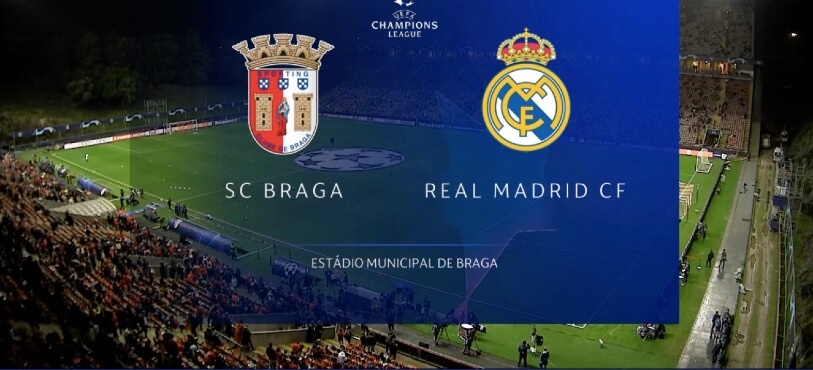 UEFA Bajnokok Ligája: SC Braga-Real Madrid